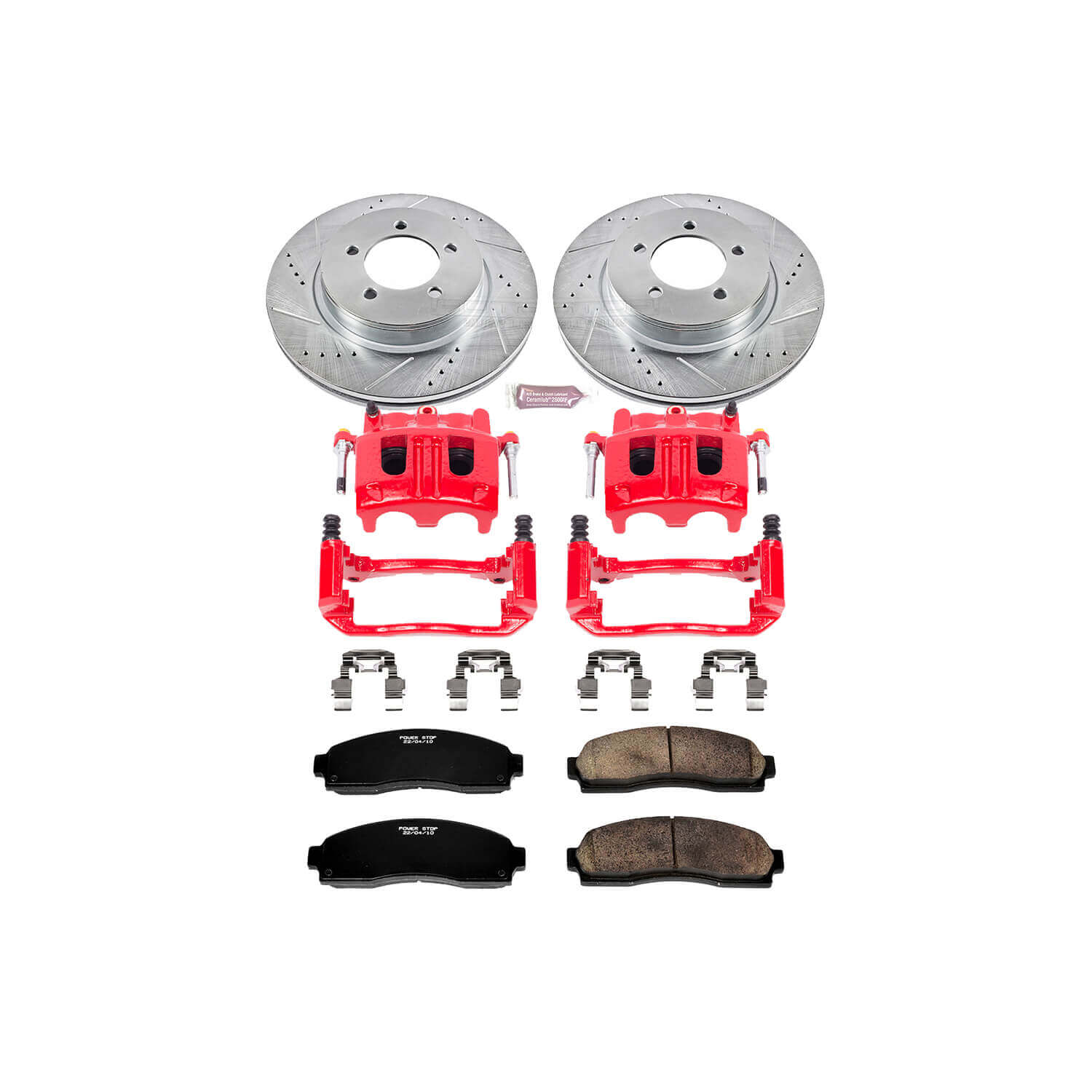 Power Stop KC1931 Z23 Evolution Sport Performance 1-Click Brake Kit With Calipers (Front) for 2002-2005 Ford Explorer product image