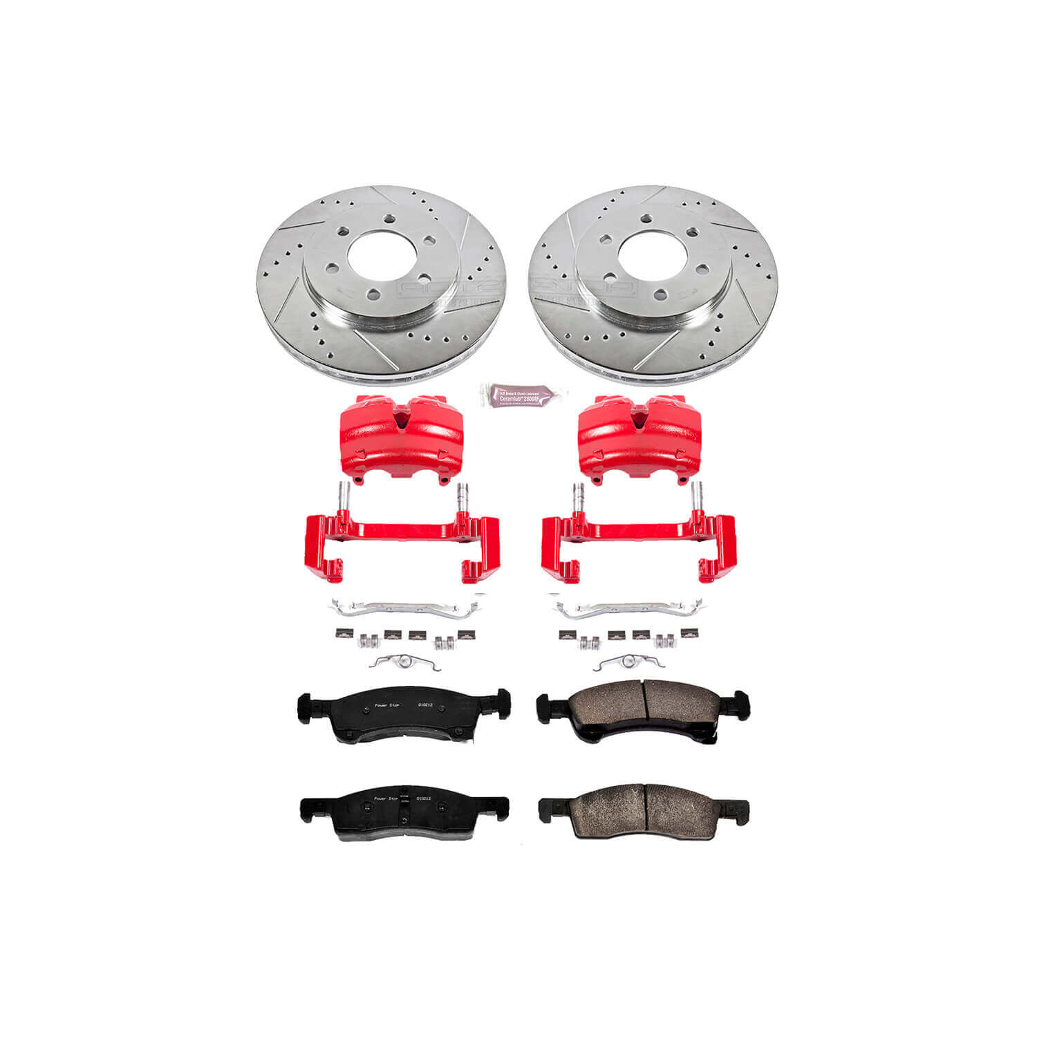 Power Stop KC1933 Z23 Evolution Sport Performance 1-Click Brake Kit With Calipers (Front) for 2002-2006 Ford Expedition 4 product image