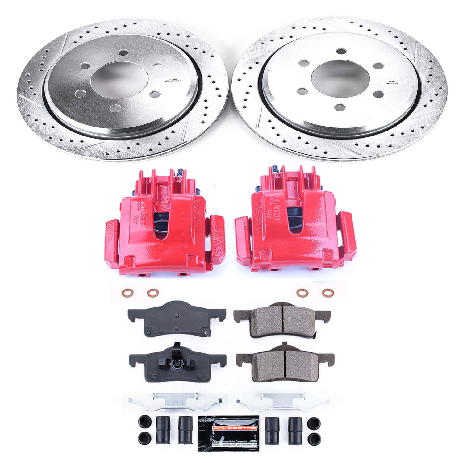 Power Stop KC1935 Z23 Evolution Sport Rear Brake Kit for 2002-2006 Ford Expedition product image