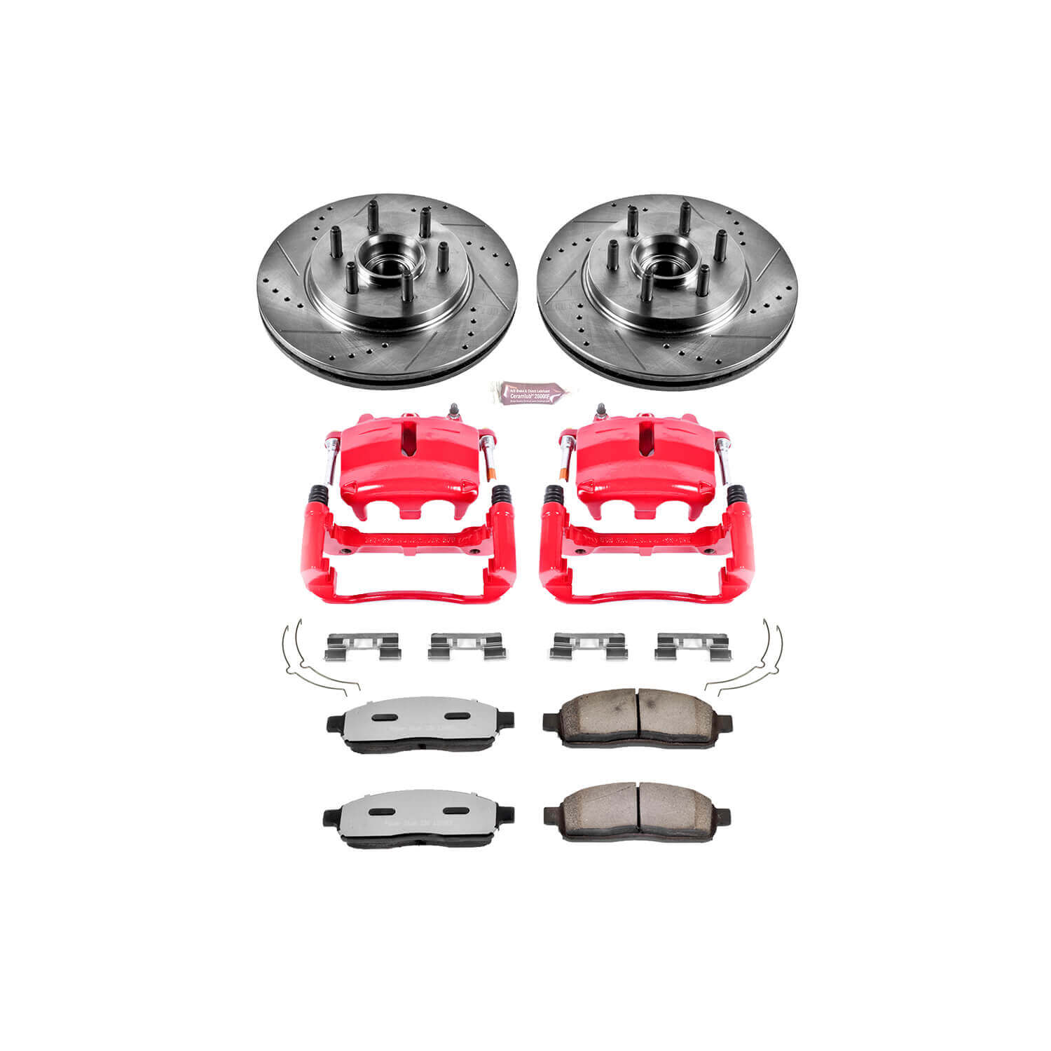 Power Stop KC1939-36 Z36 Extreme Performance Truck And Tow 1-Click Brake Kit With Calipers (Front) for 2004 Ford F-150 product image
