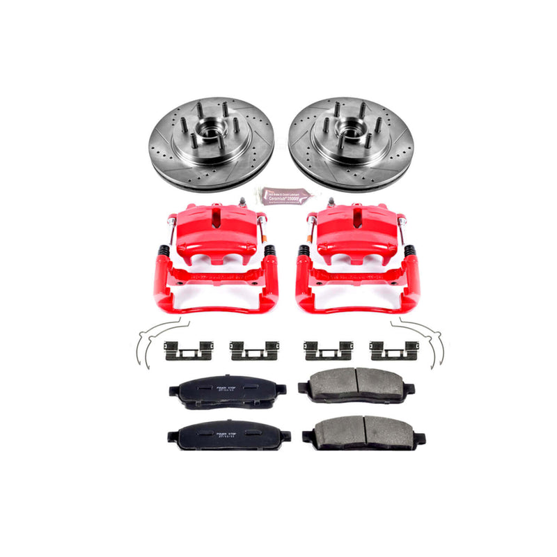 Power Stop KC1939 Z23 Evolution Sport Performance 1-Click Brake Kit With Calipers (Front) for 2004 Ford F-150 product image