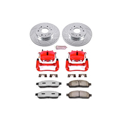 Power Stop KC1943A-36 Z36 Extreme Performance Truck And Tow 1-Click Brake Kit With Calipers (Front) for 2005-2008 Ford F-150 4 product image