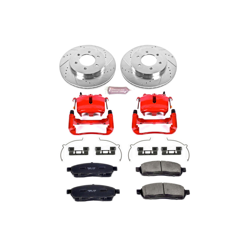 Power Stop KC1943A Z23 Evolution Sport Performance 1-Click Brake Kit With Calipers (Front) for 2005-2008 Ford F-150 4 product image