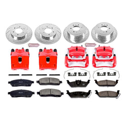 Power Stop KC1944 Z23 Evolution Sport Performance 1-Click Brake Kit With Calipers (Front And Rear) for 2004 Ford F-150 4 product image