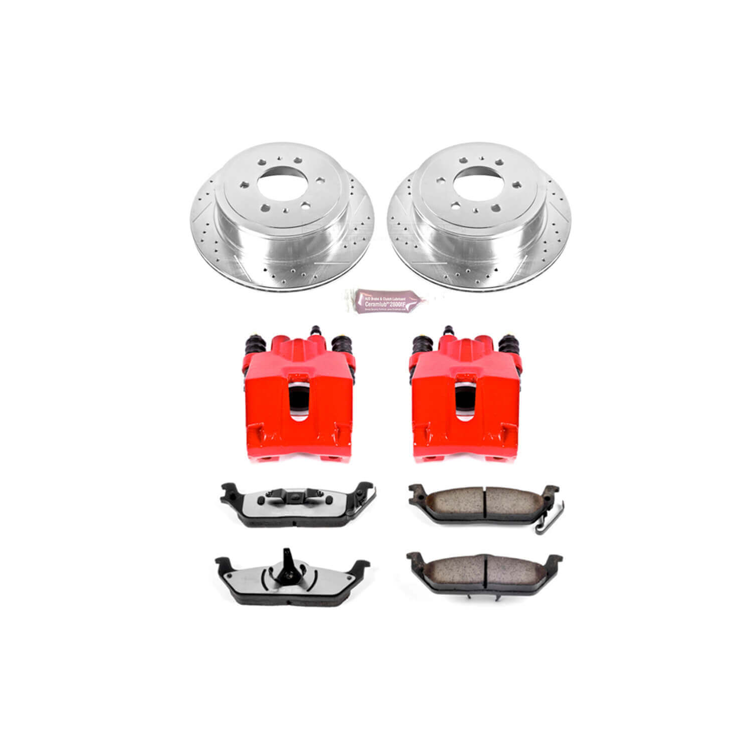 Power Stop KC1950-36 Z36 Extreme Performance Truck And Tow 1-Click Brake Kit With Calipers (Rear) for 2004-2011 Ford F-150 product image