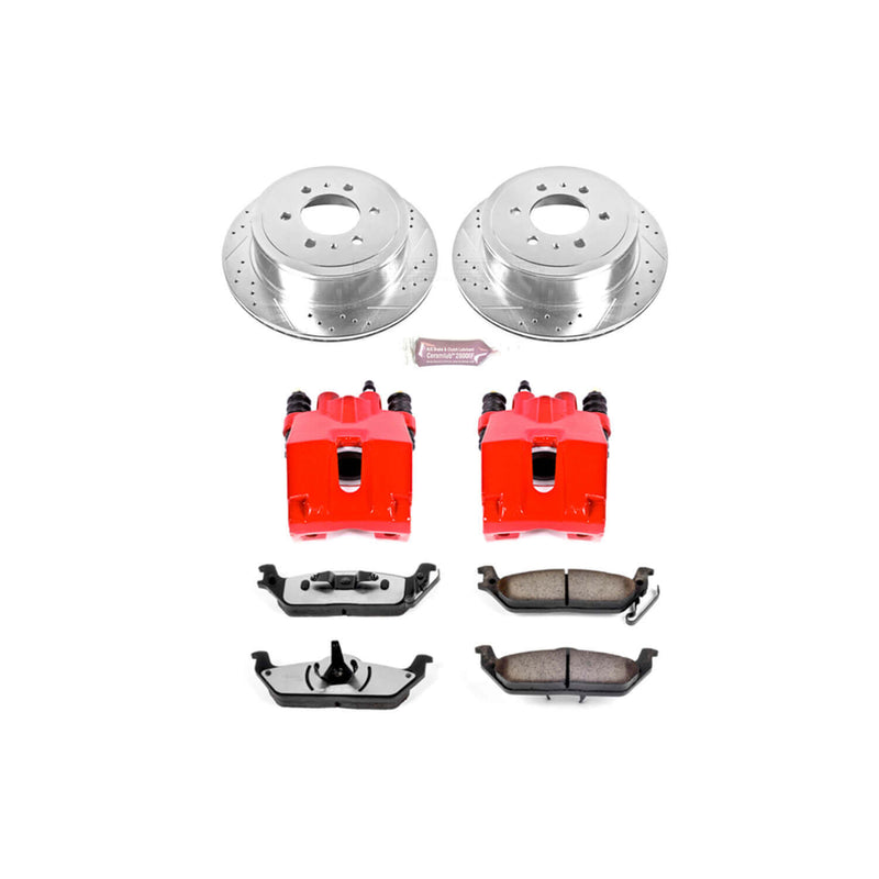 Power Stop KC1950-36 Z36 Extreme Performance Truck And Tow 1-Click Brake Kit With Calipers (Rear) for 2004-2011 Ford F-150 product image