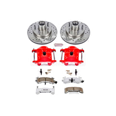 Power Stop KC1985-26 Z26 Extreme Street Warrior 1-Click Brake Kit With Calipers (Front) for 1991-2003 Chevrolet Blazer product image