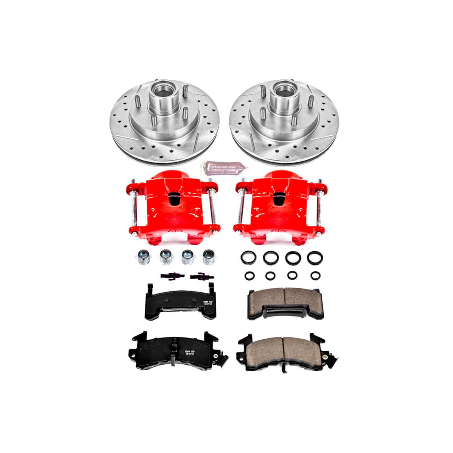 Power Stop KC1985 Z23 Evolution Sport Performance 1-Click Brake Kit With Calipers (Front) for 1991-2003 Chevrolet Blazer product image