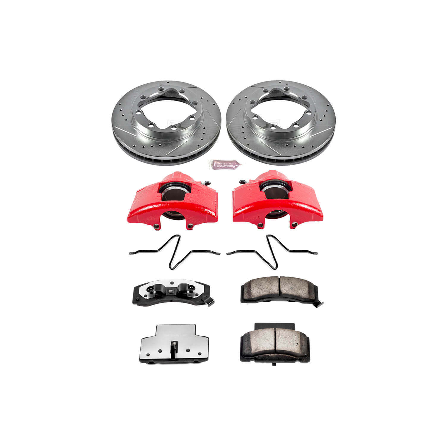 Power Stop KC1992-36 Z36 Extreme Performance Truck And Tow 1-Click Brake Kit With Calipers (Front) for 1990-2000 Chevrolet K3500 product image