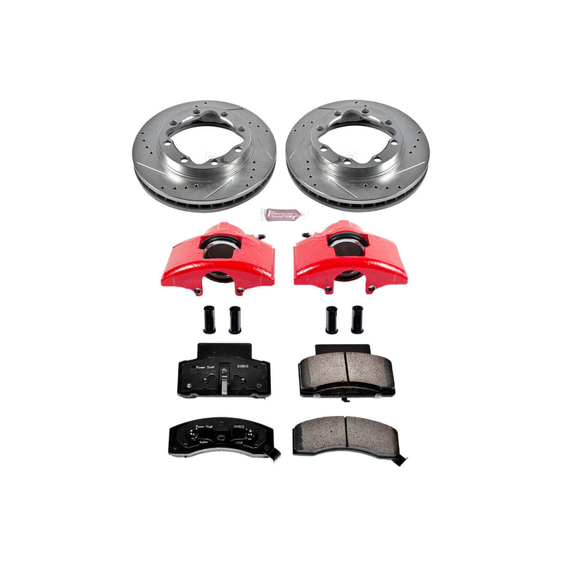 Power Stop KC1992 Z23 Evolution Sport Performance 1-Click Brake Kit With Calipers (Front) for 1990-2000 Chevrolet K3500 product image
