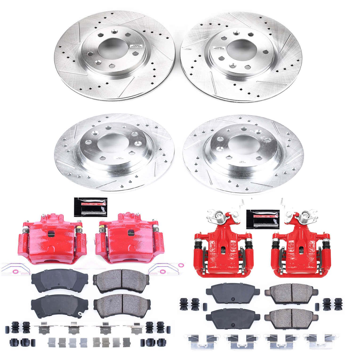 Power Stop KC200 Z23 Evolution Sport Front And Rear Brake Kit for 2006-2012 Ford Fusion product image