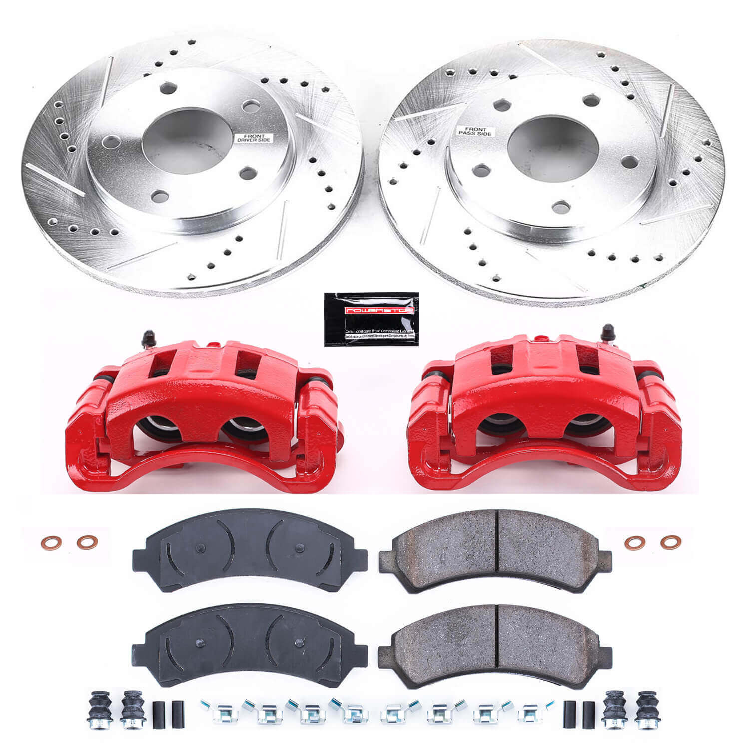 Power Stop KC2004 Z23 Evolution Sport Front Brake Kit for 1997-2005 Chevrolet Blazer 4 product image