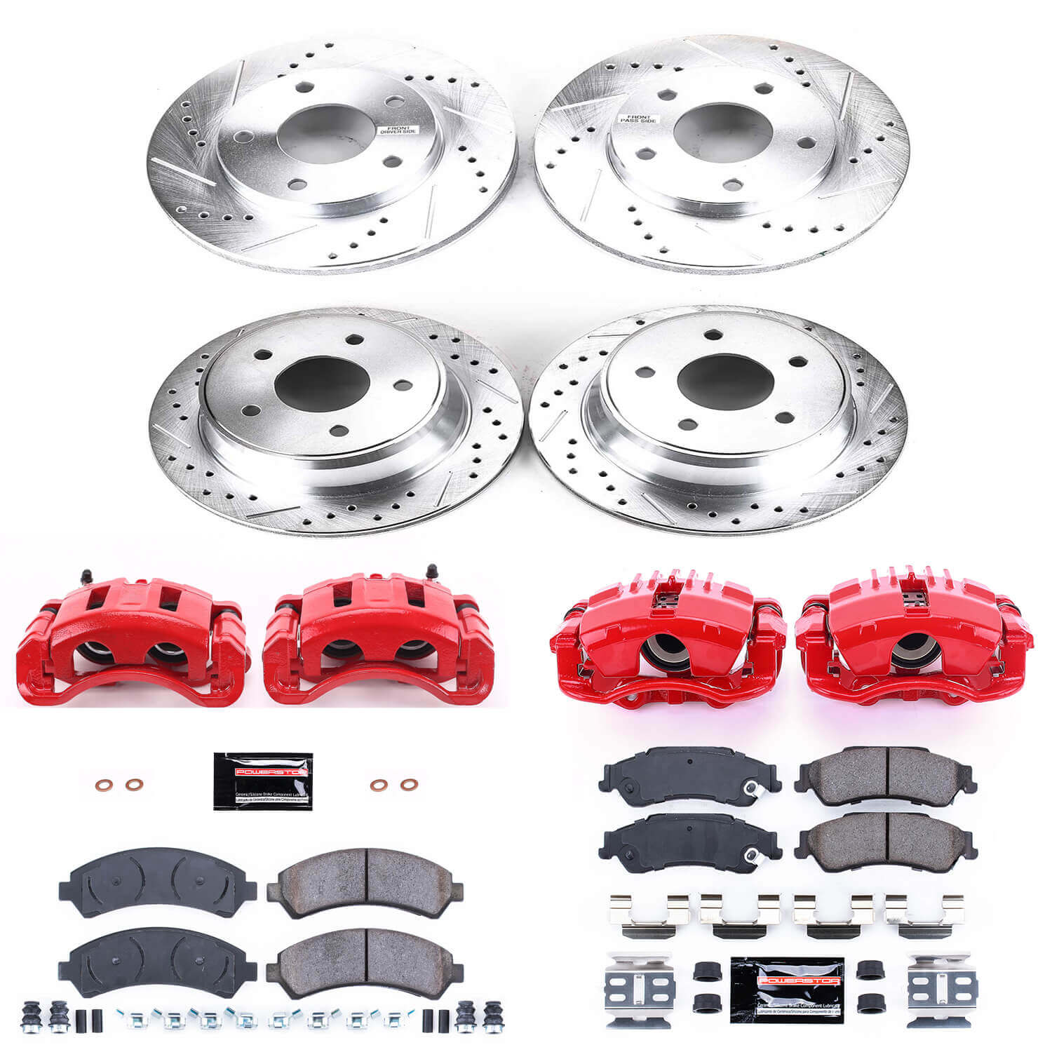 Power Stop KC2005 Z23 Evolution Sport Front And Rear Brake Kit for 1997-2005 Chevrolet Blazer 4 product image