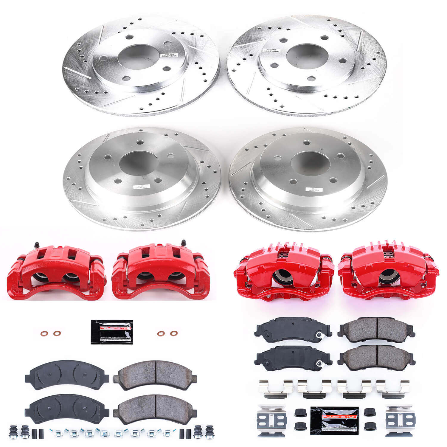 Power Stop KC2006 Z23 Evolution Sport Front And Rear Brake Kit for 1998-2005 Chevrolet Blazer product image