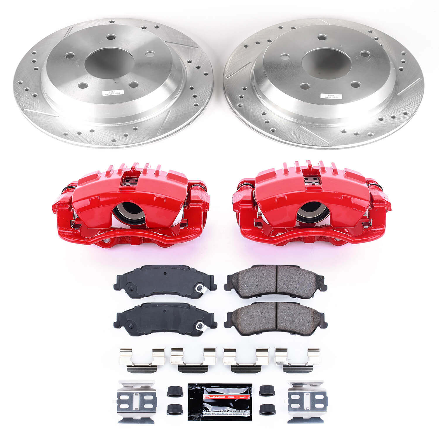 Power Stop KC2008 Z23 Evolution Sport Rear Brake Kit for 1998-2005 Chevrolet Blazer product image