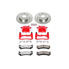 Power Stop KC2009-36 Z36 Extreme Performance Truck And Tow 1-Click Brake Kit With Calipers (Front) for 1999-2008 Cadillac Escalade product image