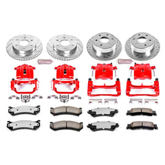 Power Stop KC2010A-36 Z36 Extreme Performance Truck And Tow 1-Click Brake Kit With Calipers (Front And Rear) for 1999-2005 Chevrolet Astro product image