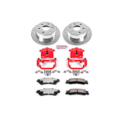 Power Stop KC2018-36 Z36 Extreme Performance Truck And Tow 1-Click Brake Kit With Calipers (Rear) for 1999-2005 Chevrolet Astro product image