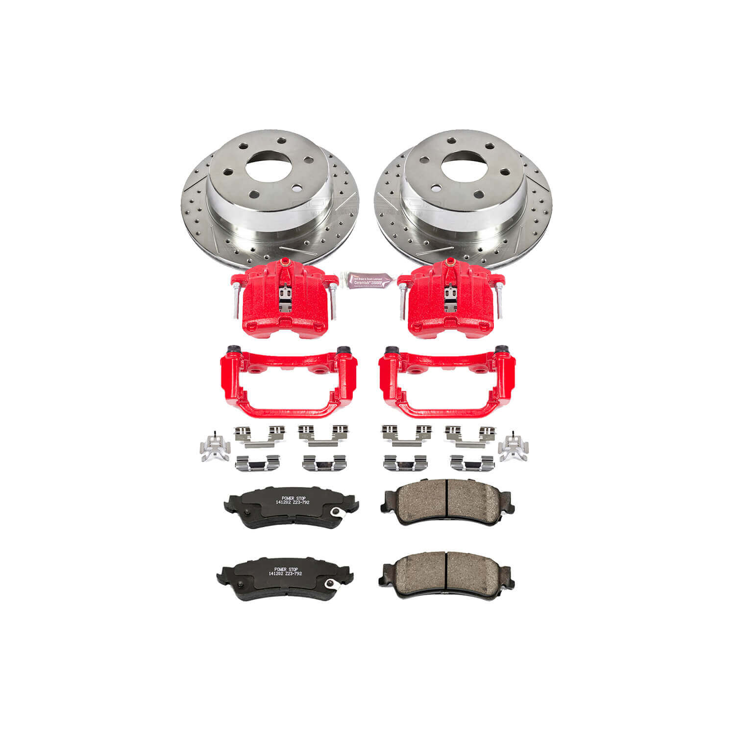 Power Stop KC2018 Z23 Evolution Sport Performance 1-Click Brake Kit With Calipers (Rear) for 1999-2005 Chevrolet Astro product image