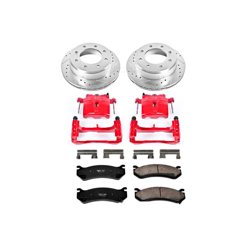 Power Stop KC2036A Z23 Evolution Sport Performance 1-Click Brake Kit With Calipers (Rear) for 1999-2009 Chevrolet Silverado 1500 Hd product image