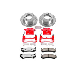 Power Stop KC2041-36 Z36 Extreme Performance Truck And Tow 1-Click Brake Kit With Calipers (Rear) for 1999-2013 Chevrolet Avalanche 2500 product image