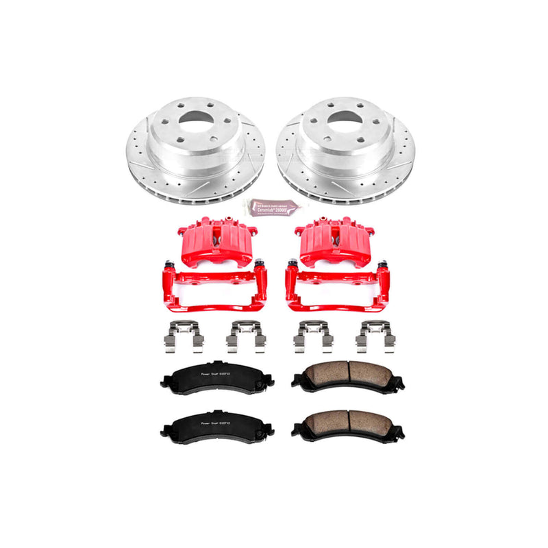 Power Stop KC2046 Z23 Evolution Sport Performance 1-Click Brake Kit With Calipers (Rear) for 2000-2007 Cadillac Escalade product image