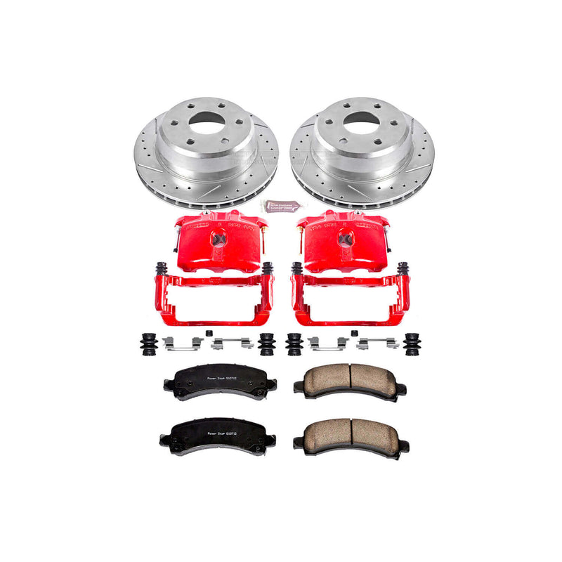 Power Stop KC2047 Z23 Evolution Sport Performance 1-Click Brake Kit With Calipers (Rear) for 2002-2014 Cadillac Escalade product image