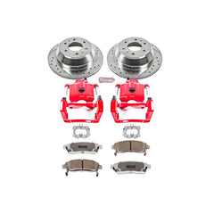 Power Stop KC2050-26 - Z26 Extreme Street Warrior 1-Click Brake Kit With Calipers (Rear) vehicle fitment brake part
