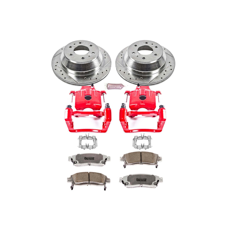 Power Stop KC2050-26 - Z26 Extreme Street Warrior 1-Click Brake Kit With Calipers (Rear) vehicle fitment brake part