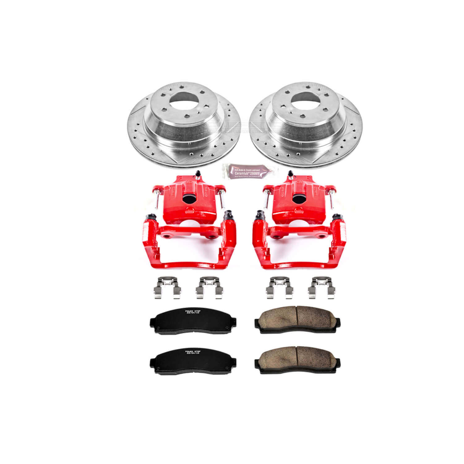 Power Stop KC2050 Z23 Evolution Sport Performance 1-Click Brake Kit With Calipers (Rear) for 2002-2009 Buick Rainier product image