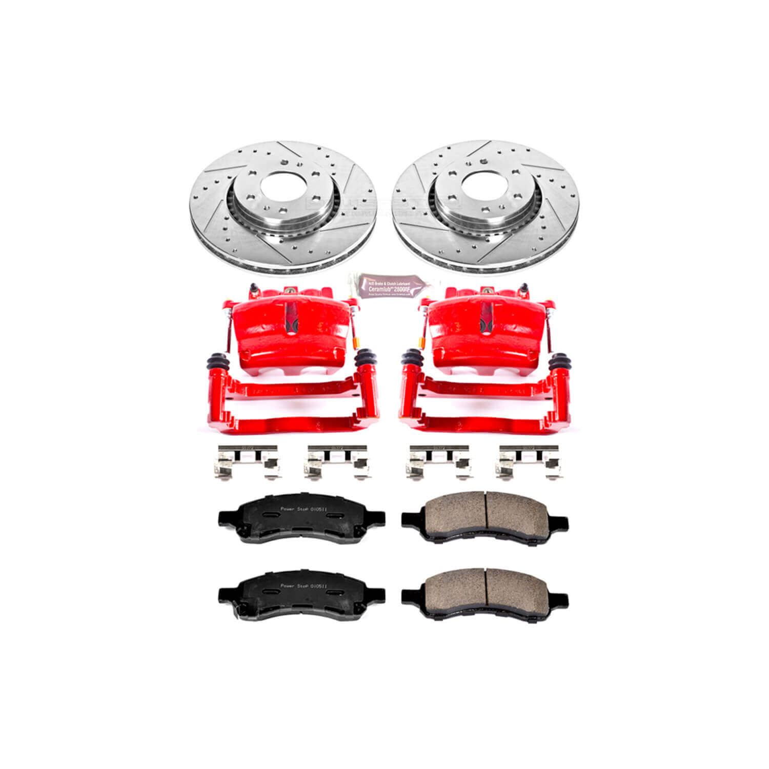 Power Stop KC2059 Z23 Evolution Sport Performance 1-Click Brake Kit With Calipers (Front) for 2006-2009 Buick Rainier product image