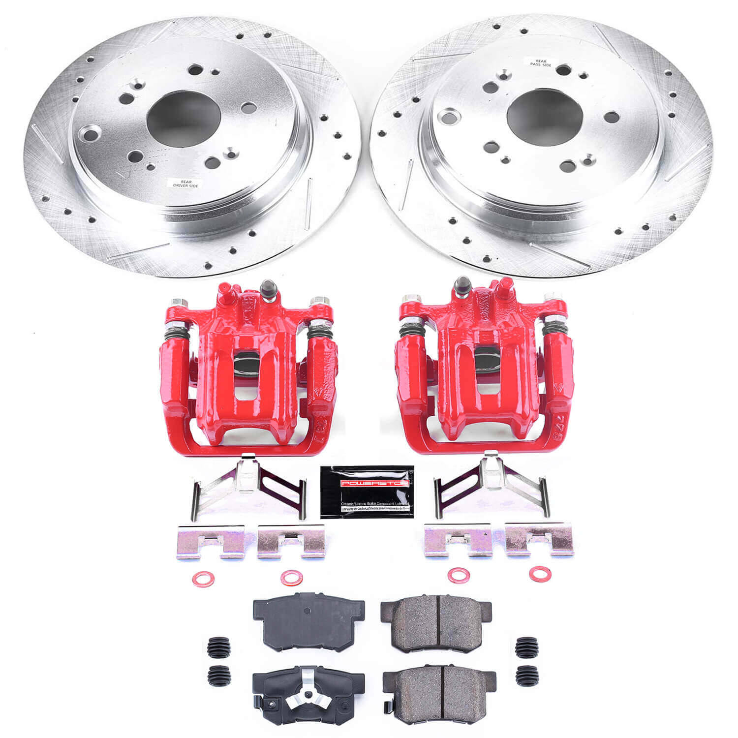 Power Stop KC206 Z23 Evolution Sport Rear Brake Kit for 2013-2018 Acura RDX product image