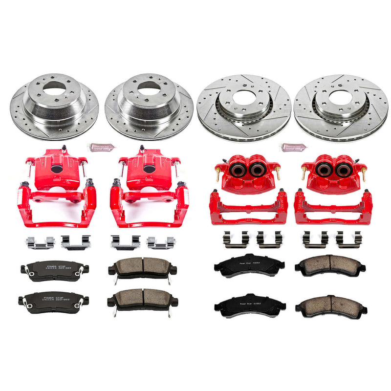 Power Stop KC2062 Z23 Evolution Sport Performance 1-Click Brake Kit With Calipers (Front And Rear) for 2002-2006 Buick Rainier product image