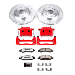Power Stop KC2069-36 Z36 Extreme Performance Truck And Tow 1-Click Brake Kit With Calipers (Front) for 2007-2020 Cadillac Escalade product image