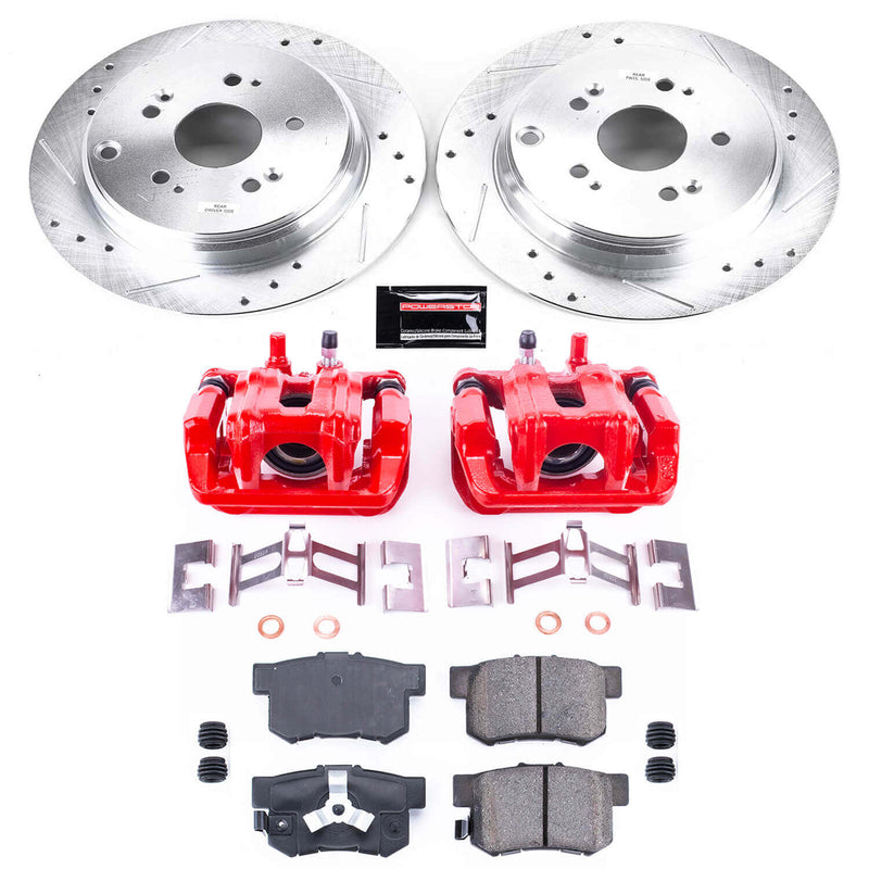 Power Stop KC206B Z23 Evolution Sport Rear Brake Kit for 2010-2012 Acura RDX Front Wheel Drive product image