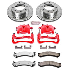 Power Stop KC2071-36 Z36 Extreme Performance Truck And Tow 1-Click Brake Kit With Calipers (Front) for 2001-2020 Chevrolet Avalanche 2500 product image