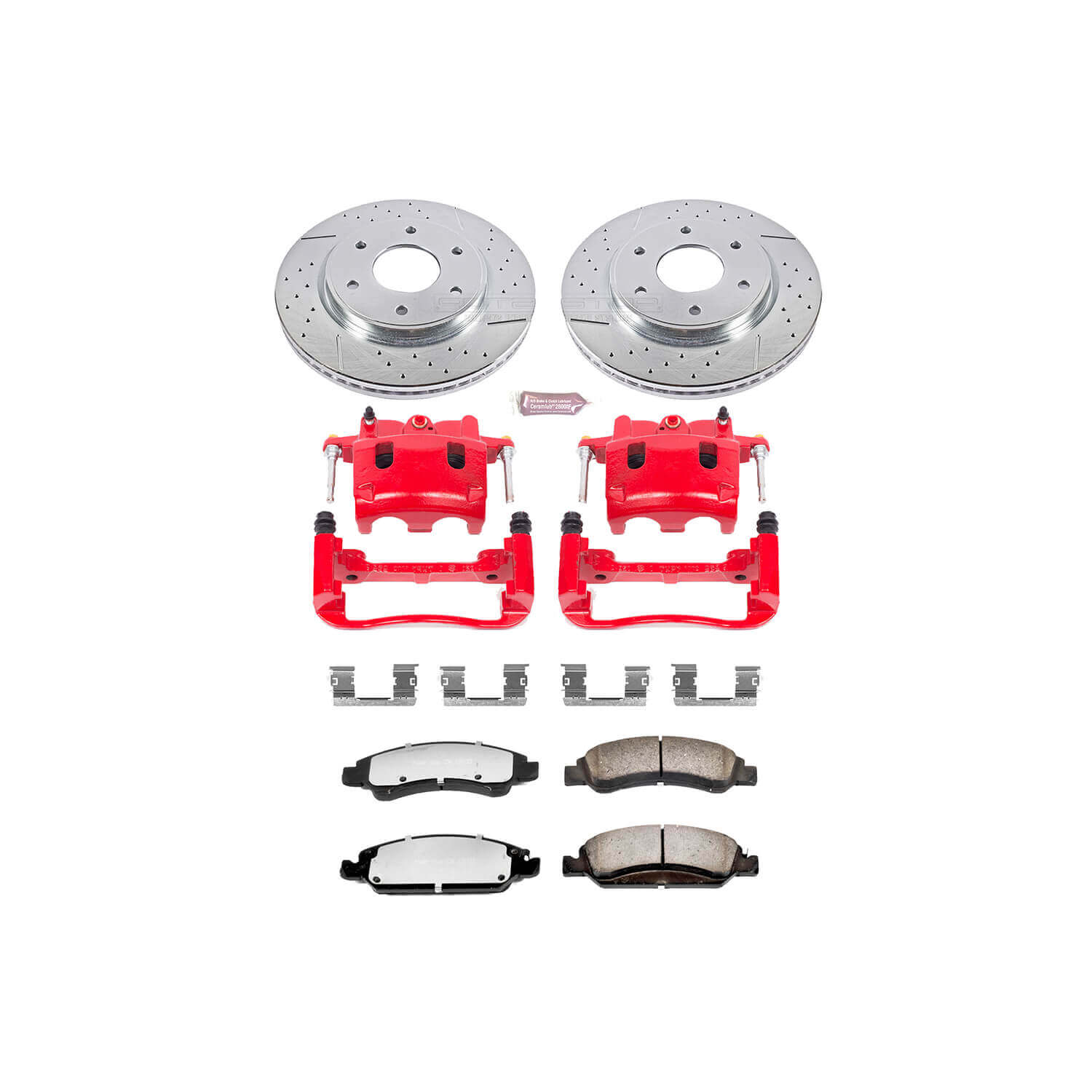 Power Stop KC211-36 Z36 Extreme Performance Truck And Tow 1-Click Brake Kit With Calipers (Front) for 2005-2007 INFINITI QX56 product image
