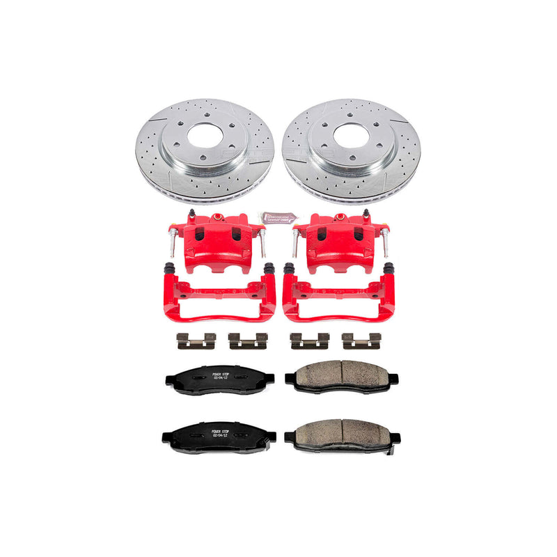 Power Stop KC211 Z23 Evolution Sport Performance 1-Click Brake Kit With Calipers (Front) for 2005-2007 INFINITI QX56 product image