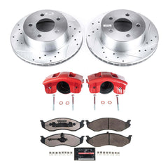 Power Stop KC2119-36 Z36 Extreme Performance Truck And Tow 1-Click Brake Kit With Calipers (Front) for 1990-1999 Jeep Cherokee 4 product image