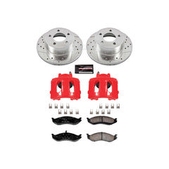 Power Stop KC2119 Z23 Evolution Sport Performance 1-Click Brake Kit With Calipers (Front) for 1990-1999 Jeep Cherokee 4 product image