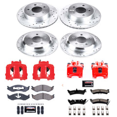 Power Stop KC2121 Z23 Evolution Sport Performance Pad And Rotor Kit With Calipers for 1995-1998 Jeep Grand Cherokee product image