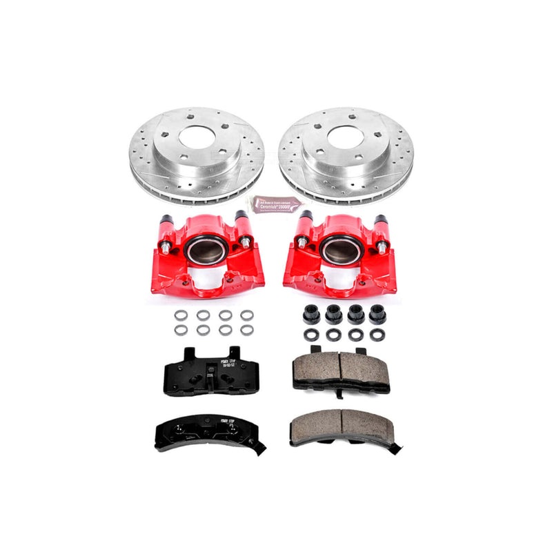 Power Stop KC2126 Z23 Evolution Sport Performance 1-Click Brake Kit With Calipers (Front) for 1994-1999 Dodge RAM 1500 4 product image