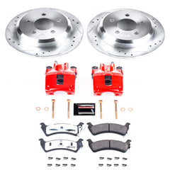 Power Stop KC2131-36 Z36 Extreme Performance Truck And Tow 1-Click Pad And Rotor Kit With Calipers for 1995-1998 Jeep Grand Cherokee product image