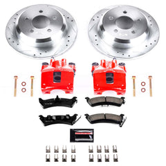 Power Stop KC2131 Z23 Evolution Sport Performance Pad And Rotor Kit With Calipers for 1995-1998 Jeep Grand Cherokee product image