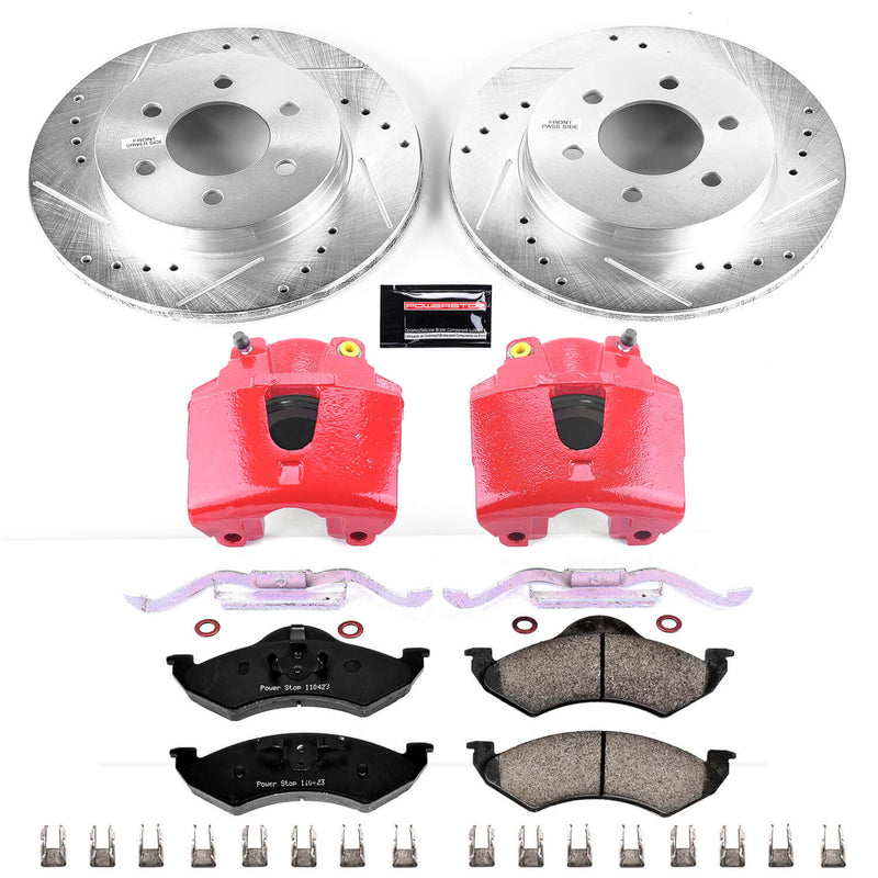 Power Stop KC2139 Z23 Evolution Sport Front Brake Kit for 2000-2002 Dodge Dakota product image