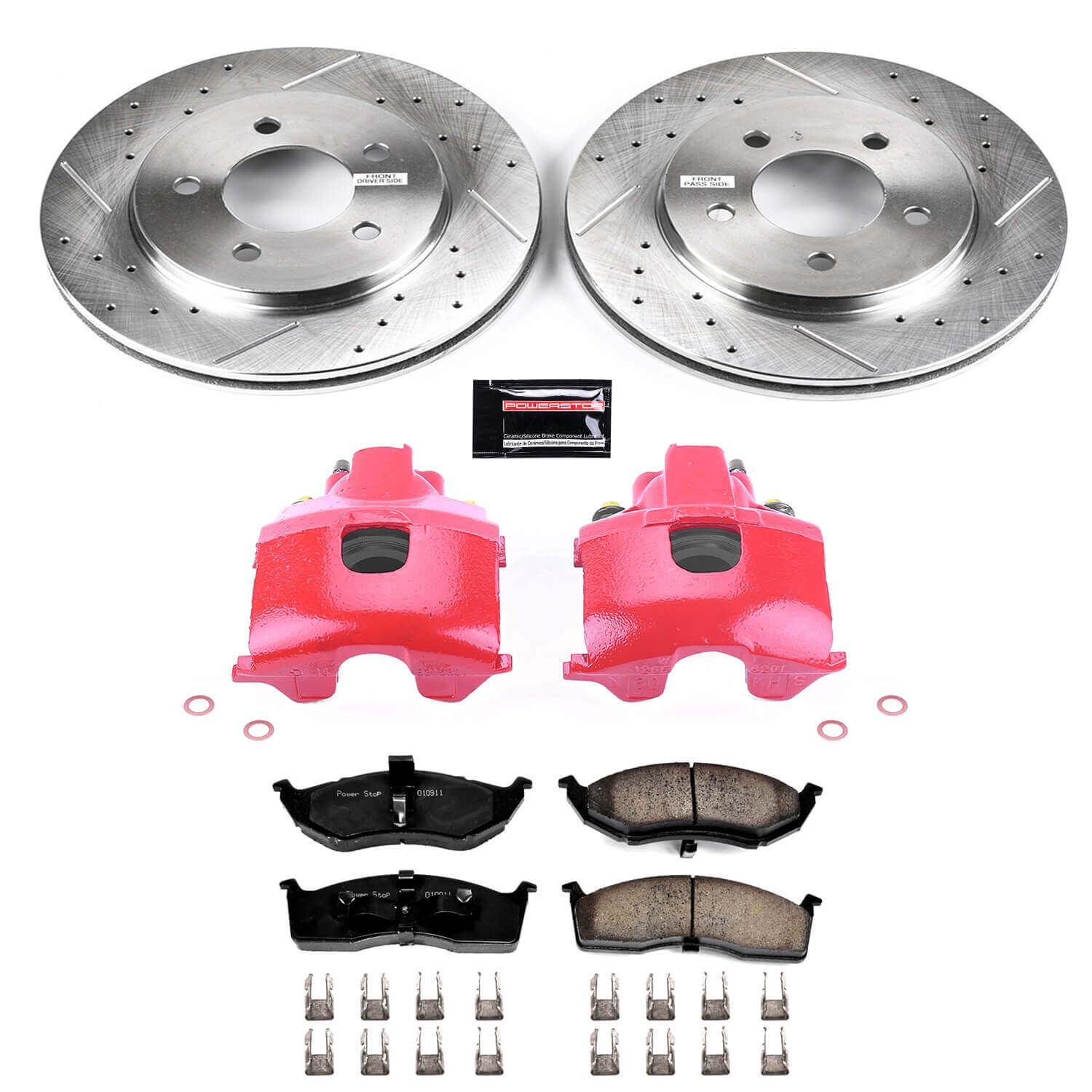 Power Stop KC2140 Z23 Evolution Sport Front Brake Kit for 2000 Chrysler Grand Voyager product image