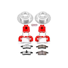 Power Stop KC2151-36 Z36 Extreme Performance Truck And Tow 1-Click Brake Kit With Calipers (Rear) for 1999-2004 Jeep Grand Cherokee product image