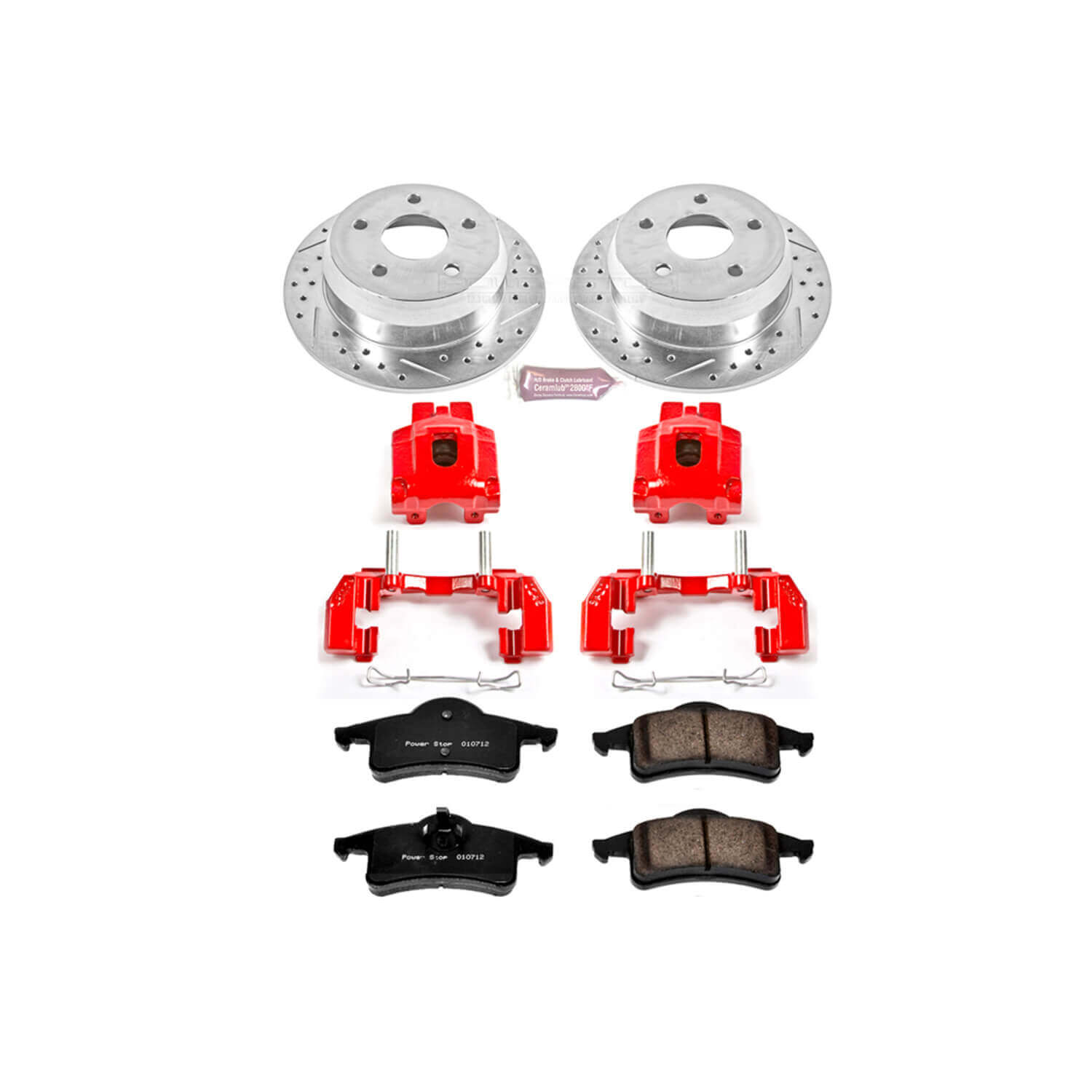 Power Stop KC2151 Z23 Evolution Sport Performance 1-Click Brake Kit With Calipers (Rear) for 1999-2004 Jeep Grand Cherokee product image