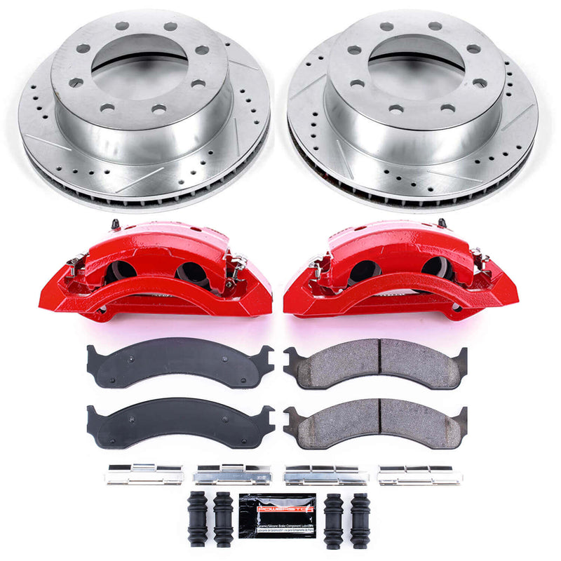 Power Stop KC2156 Z23 Evolution Sport Performance Pad And Rotor Kit With Calipers for 2000-2002 Dodge Ram 2500 product image