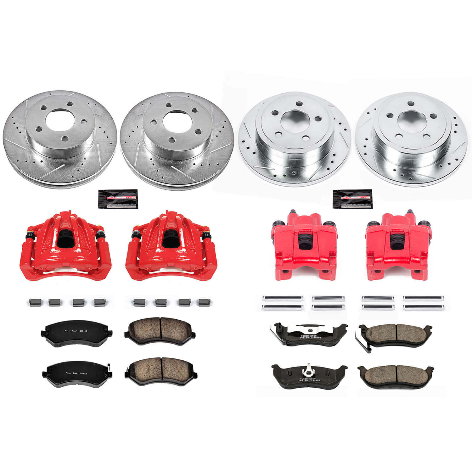 Power Stop KC2162 Z23 Evolution Sport Front And Rear Brake Kit for 2003-2007 Jeep Liberty product image